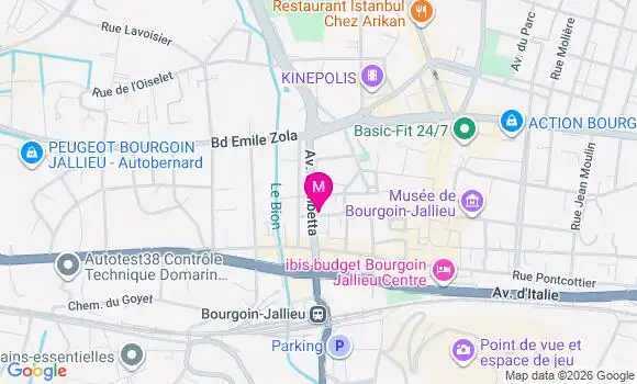 Localisation Dr Blandine Carminati