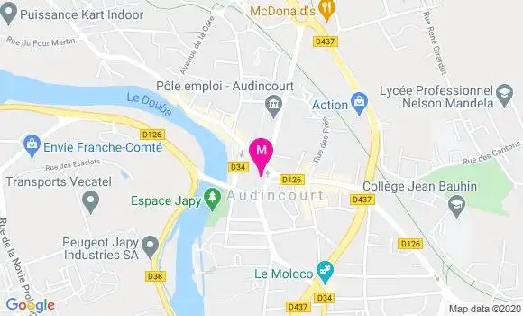 Localisation Dr Gerard Etienne