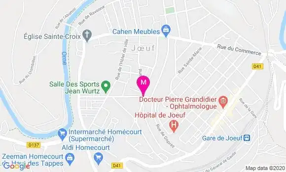 Localisation Dr Pierre Andre Thiebault
