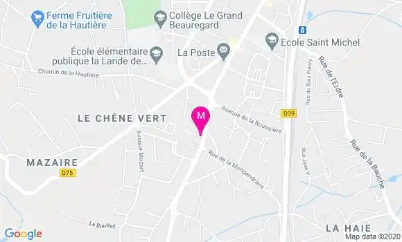 Localisation Dr Helene Biraud