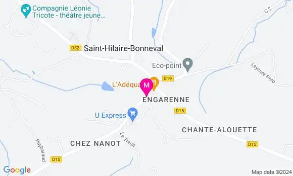 Localisation Dr Evelyne Laurencon