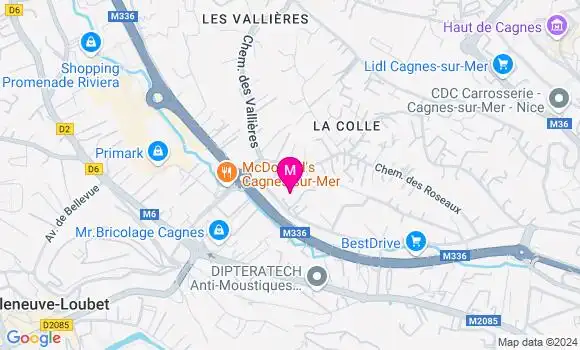 Localisation Dr Caroline Neff