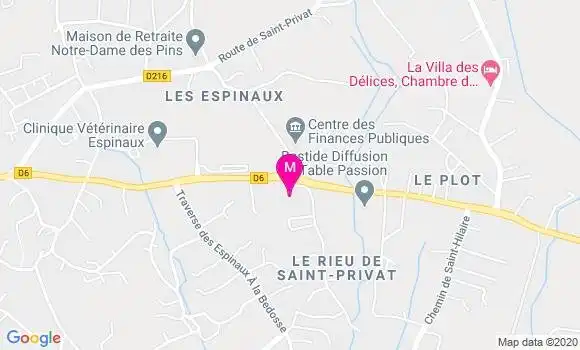 Localisation Dr Denes Feyer