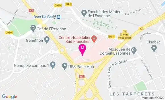 Localisation Dr Pierrick Cronier