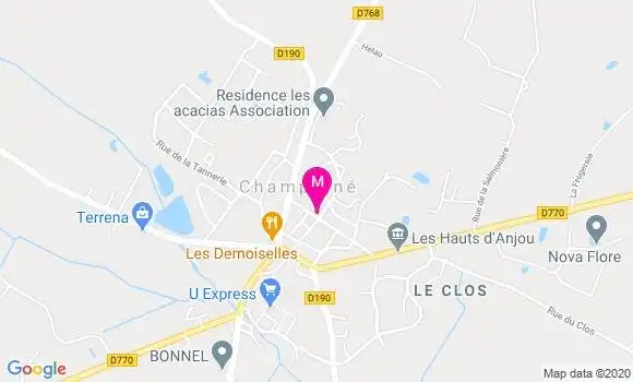Localisation Dr Nathalie Viot