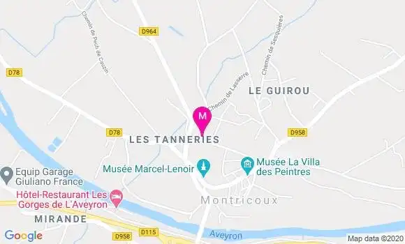 Localisation Dr Nathalie Boussier