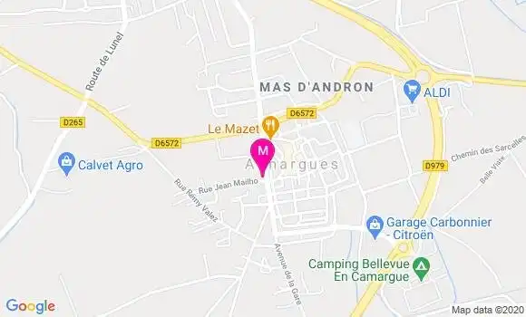 Localisation Dr Aude Sintes