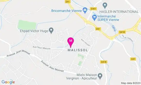 Localisation Dr Pauline Presumey