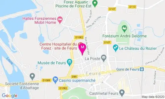 Localisation Dr Anne Pittet