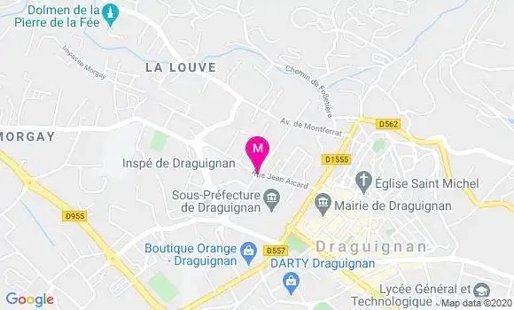 Localisation Dr Caroline Guillon Paoli