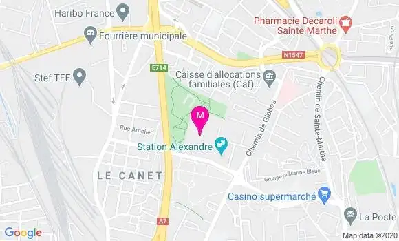 Localisation Dr Jean Christophe Fournet