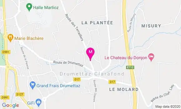 Localisation Dr Xavier Granger