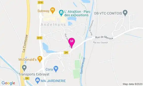 Localisation Dr Eric Roussey