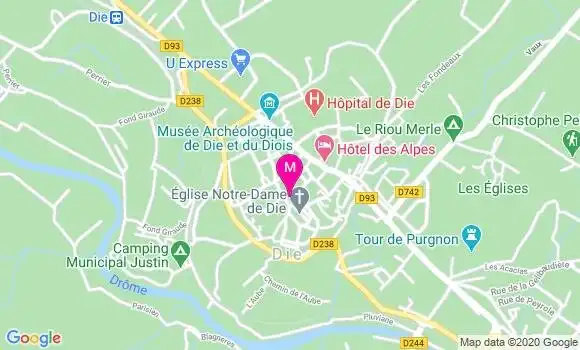 Localisation Dr Dorothee Villerabel