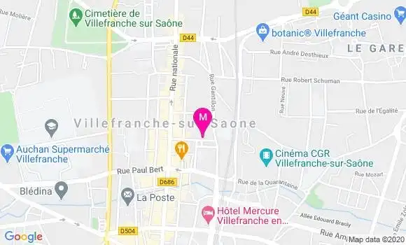 Localisation Dr Aurelie Mallen