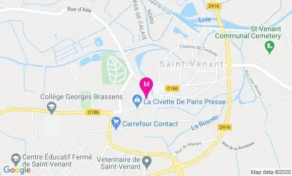 Localisation Dr Vincent Claebots