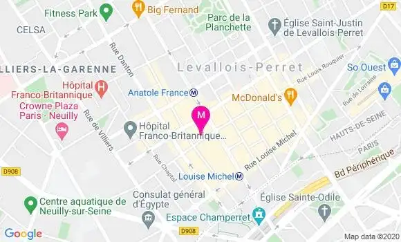 Localisation Dr Arthur Cescau