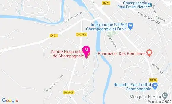 Localisation Dr Thérèse Guichard