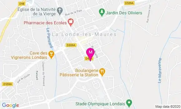 Localisation Dr Marion Bourjac