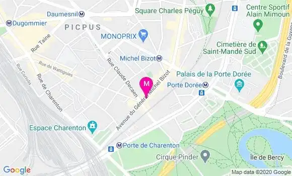 Localisation Dr Catherine Fabre