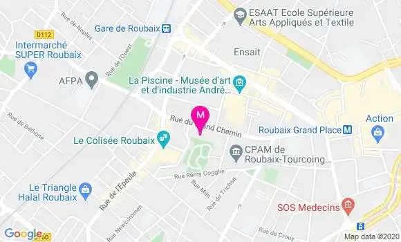 Localisation Dr Natacha Fortuna