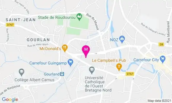Localisation Dr Claudine Guilleme