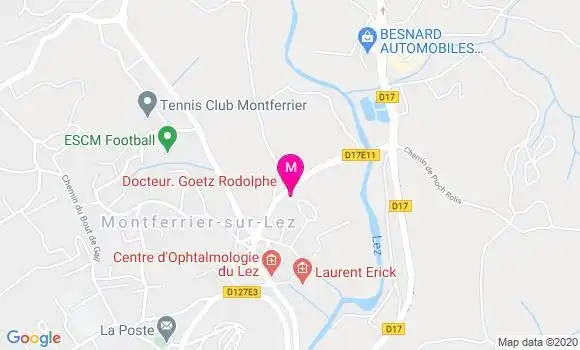 Localisation Dr Rodolphe Goetz