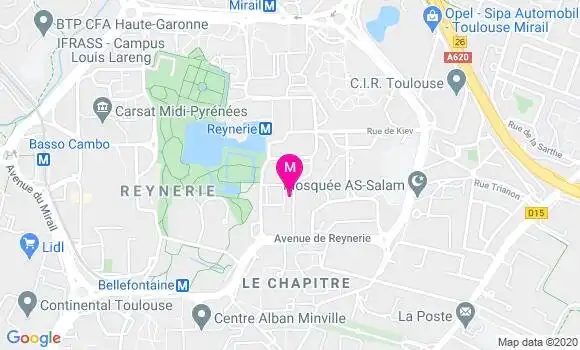 Localisation Dr Christophe Brustet