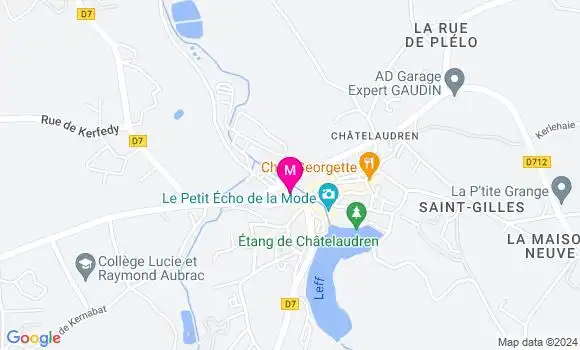Localisation Dr Arnaud Gillard