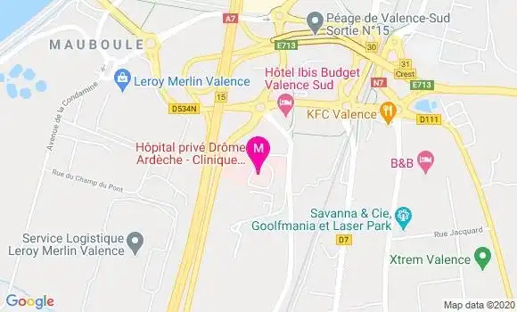 Localisation Dr Cecile Fraget