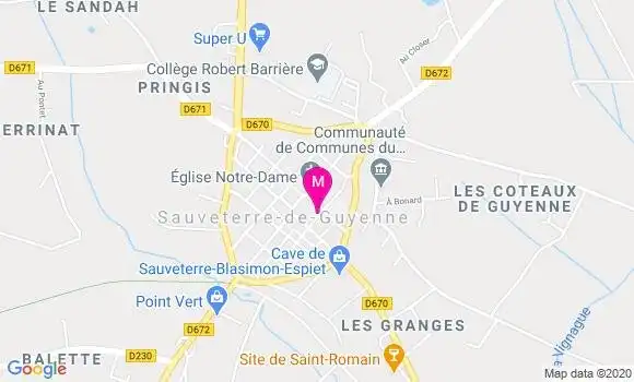 Localisation Dr Germain Lassalle