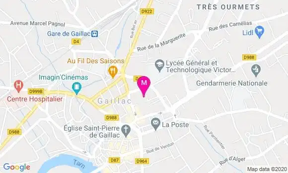 Localisation Dr Melanie Terras