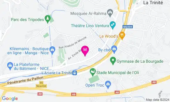 Localisation Dr Anna Mansour
