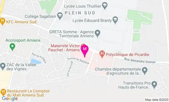 Localisation Dr Arnaud Chaplain