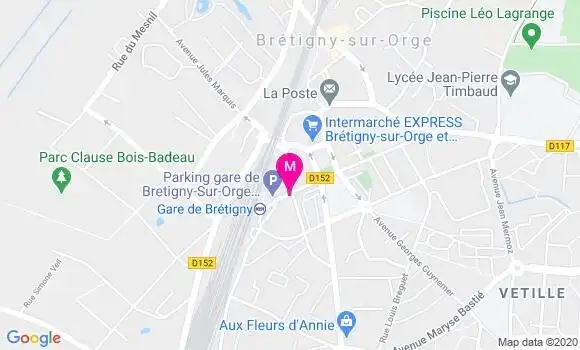 Localisation Dr Maryline Le Roulier