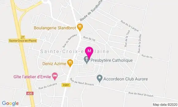 Localisation Dr Laurence Thomann Goujaud
