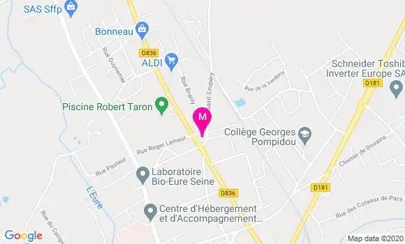 Localisation Dr Caroline Martin
