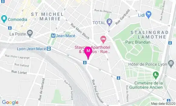 Localisation Dr Geraldine Guiguet