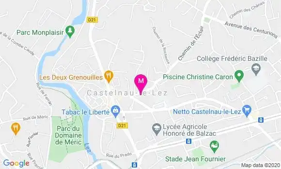 Localisation Dr Ophelie Arnoult