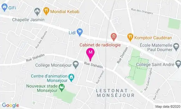 Localisation Dr Alexia Bouvil