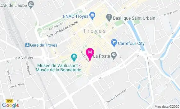 Localisation Dr Valerie Pautot