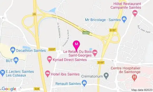 Localisation Dr Geraldine Derommelaere