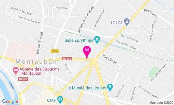 Localisation Dr Catherine Delga