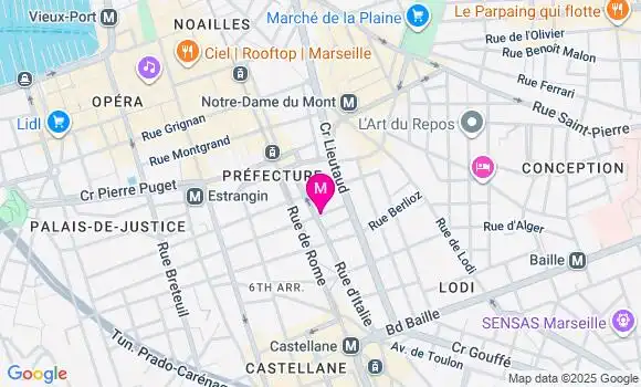 Localisation Dr Olivia Mouremble