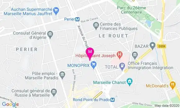 Localisation Dr Franck Mouliom Mfenjou Angaye