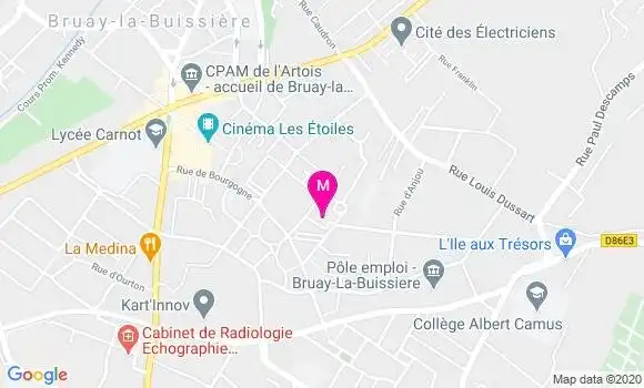 Localisation Dr Morgane Guerle Lavigne