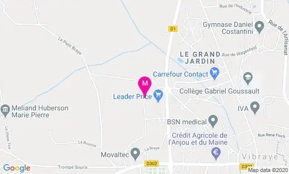 Localisation Dr Fanny Bureau