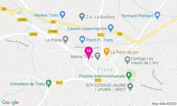 Localisation Dr Adriana Martin De Vidales