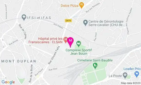 Localisation Dr Emmanuelle Broner