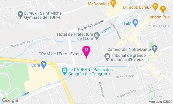 Localisation Dr Corinne Eudeline